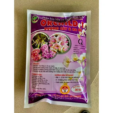 Phân Bón Hữu Cơ Dưỡng Cây, Dưỡng Rễ Cho Lan Orchid 1, Dung Tích 500gram
