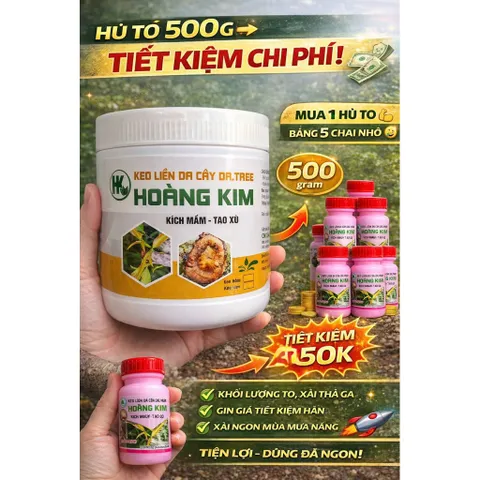 Keo Liền Da Cây 100g / 500g – Kích Mầm, Tạo Xù, Liền Sẹo Nhanh, Chống Thối Vết Cắt Cho Bonsai Mai Vàng