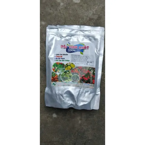 Vôi Tinh Chất 100% 1Kg - Hạ Phèn, Tăng pH Đất, Diệt Khuẩn Nấm Bệnh, Cải Tạo Đất Trồng, Bổ Sung Canxi Cho Cây Trồng