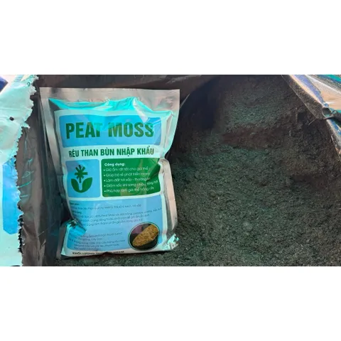 RÊU THAN BÙN PEATMOSS – GIÁ THỂ CAO CẤP CHO CÂY TRỒNG gói 500gram