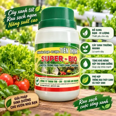 Phân Bón Trồng Thuỷ Canh Cung Cấp Dinh Dưỡng Cho Cây Trồng Trong Môi Trường Nước, Chai 100ml - 1lít