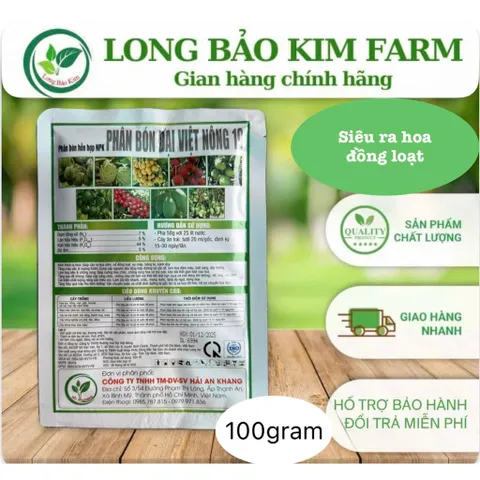 Siêu kali combi 44% Hải An Khang – Phân Bón Dưỡng Nụ, Ra Hoa, Bông To, Hạt Chắc, Lớn Trái – 100g/Gói