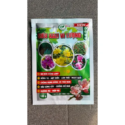 Siêu kali combi 44% Hải An Khang – Phân Bón Dưỡng Nụ, Ra Hoa, Bông To, Hạt Chắc, Lớn Trái – 100g/Gói