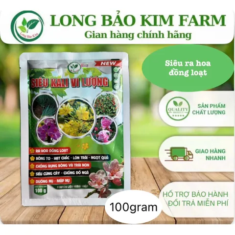 Siêu kali combi 44% Hải An Khang – Phân Bón Dưỡng Nụ, Ra Hoa, Bông To, Hạt Chắc, Lớn Trái – 100g/Gói