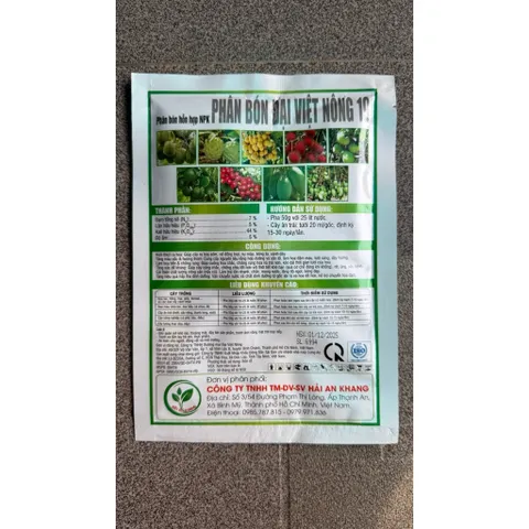 Siêu kali combi 44% Hải An Khang – Phân Bón Dưỡng Nụ, Ra Hoa, Bông To, Hạt Chắc, Lớn Trái – 100g/Gói