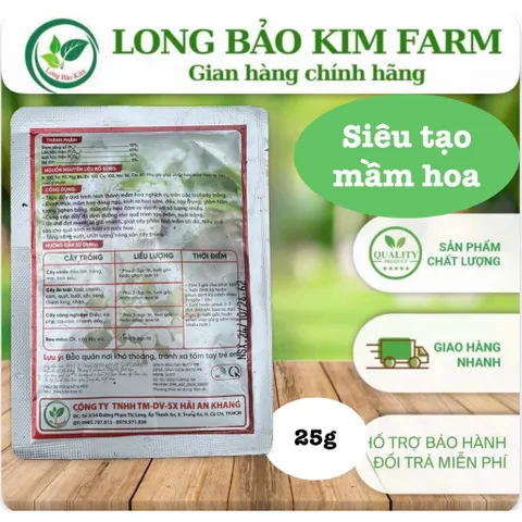 Tạo Nụ Mai Vàng 10-60-10 TE 50gram Siêu Tạo Mầm Hoa Kích Nụ Mạnh Hạn Chế Nghẹn Nụ