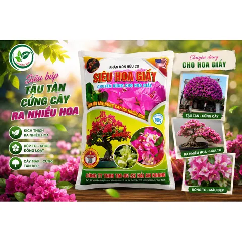Siêu Hoa Giấy 700g | Phân Bón Hoa Giấy | Tược Mạnh, Cứng Cây, Ra Nhiều Hoa, Hoa To Màu Đẹp
