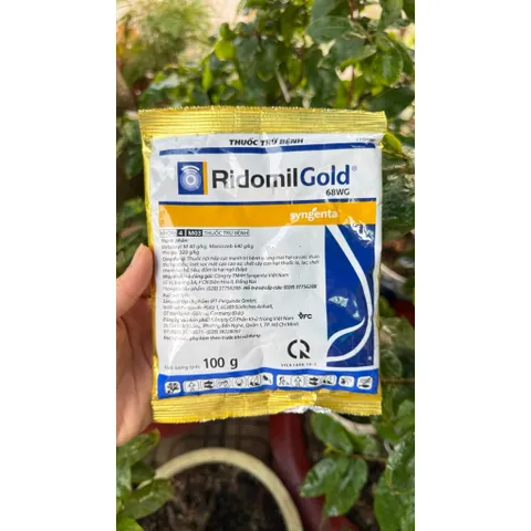 RIDOMILGOLD 68WG 100G – THUỐC TRỊ NẤM BỆNH CÂY TRỒNG HIỆU QUẢ