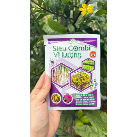[Combo 5 gói] Phân Vi Lượng Combi Đức Chelate nhập khẩu Đức gói 50gram