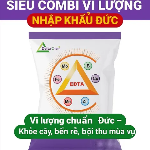 [Combo 5 gói] Phân Vi Lượng Combi Đức Chelate nhập khẩu Đức gói 50gram