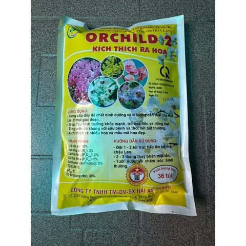 Phân Bón Hữu Cơ Siêu Hoa Lan Orchid 2 Giúp Kích Thích Ra Hoa, Dung Tích 500gram