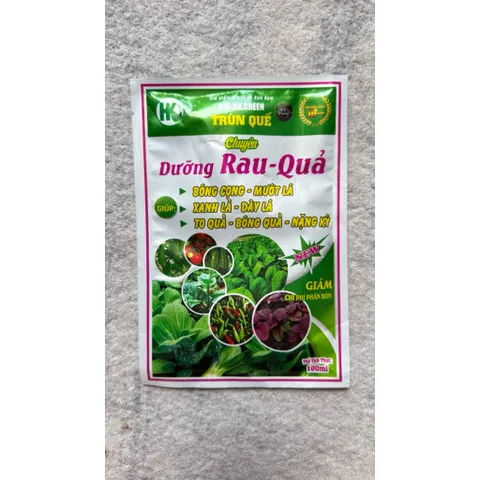 [Combo 5 gói] Dịch trùn quế đậm đặc 100ml giúp xanh lá bóng quả nặng ký