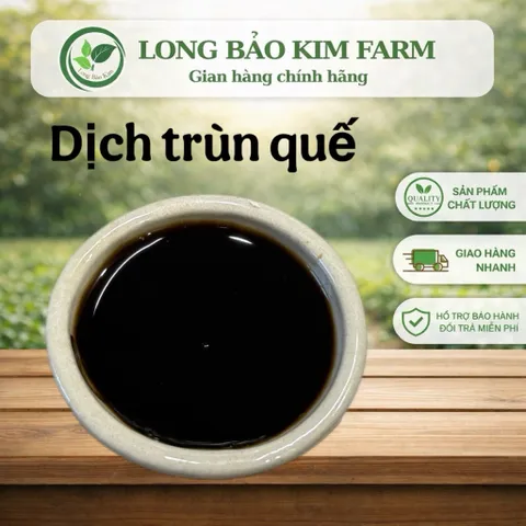 [Combo 5 gói] Dịch trùn quế đậm đặc 100ml giúp xanh lá bóng quả nặng ký