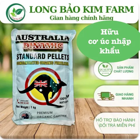 Phân Hữu Cơ Viên Australia Dinamic 1KG | Standard Pellets | Phân Hữu Cơ Nhập Khẩu Úc Cải Tạo Đất, Kích Rễ, Nuôi Cây