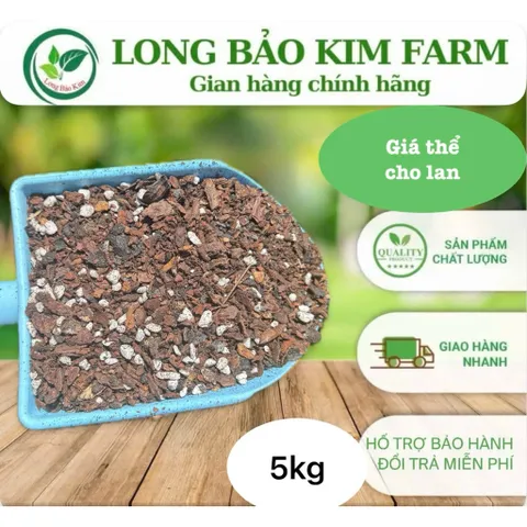 [Combo 5 kg]  Giá Thể Trồng Lan Cao Cấp 3in1 – Thoáng Khí, Giữ Ẩm Chuẩn – Rễ Mạnh, Lan Khỏe