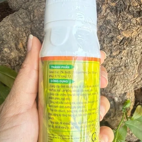 Phân Bón Canxi Bo 100ml – Bổ Sung Canxi Bo, Chắc Trái, Giảm Rụng Hoa