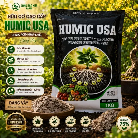 Phân Humic Acid - Kích thích ra rễ , đâm chồi, cải tạo phục hồi đất tơi xốp hàng công ty