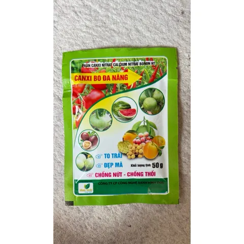 [Combo 5 gói] Canxi Bo Siêu Mạnh – Kích To Trái, Cứng Trái, Hạn Chế Rụng Trái Non gói 50gram
