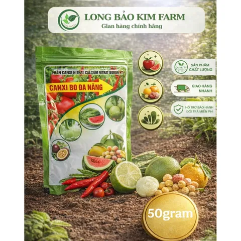 [Combo 5 gói] Canxi Bo Siêu Mạnh – Kích To Trái, Cứng Trái, Hạn Chế Rụng Trái Non gói 50gram