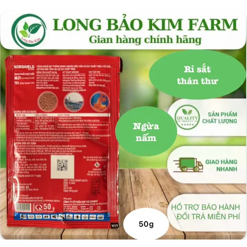 [Tặng cọ quét] Thuốc Trừ Bệnh Norshield 86.2WG Gói 50g – Đặc trị nấm, sạch bệnh nhanh, an toàn cây trồng