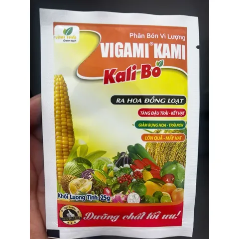 COMBO 10 GÓI SIÊU KALI BO RA HOA ĐẬU QUẢ CHỐNG RỤNG TRÁI NON GÓI 25GR