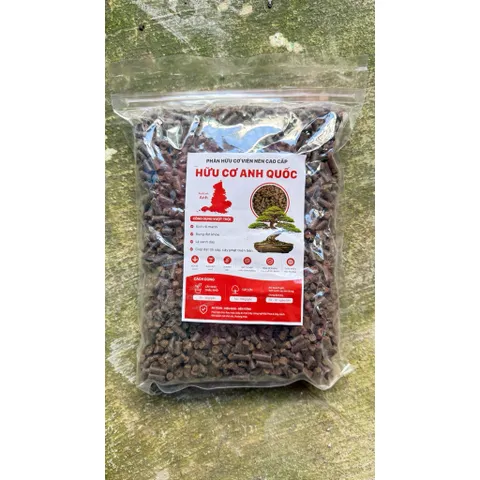 Phân Hữu Cơ Viên Nén Anh Quốc UK OM82 1KG | Hàng Nhập Khẩu Nguyên Bao | Kích Rễ Bung Đọt Cải Tạo Đất Cho mai vàng