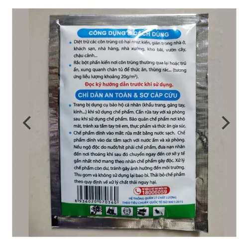 [ combo 30 gói ] bột phấn kiến 50gram vipesco hàng công ty