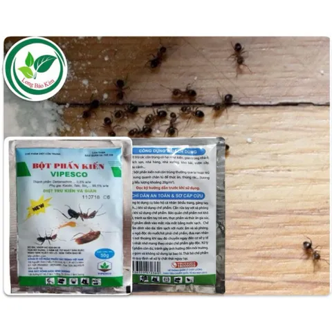 [ combo 30 gói ] bột phấn kiến 50gram vipesco hàng công ty