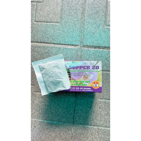 AGP Supper 20 - Phân Bón Hữu Cơ Cho Lan Hộp 20 Gói Dạng Bột/Dạng Viên Kích Rễ Bung Chồi Ra Hoa Đẹp