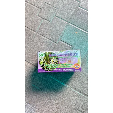 AGP Supper 20 - Phân Bón Hữu Cơ Cho Lan Hộp 20 Gói Dạng Bột/Dạng Viên Kích Rễ Bung Chồi Ra Hoa Đẹp