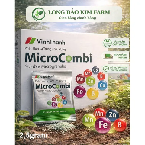 [Combo 20 gói] Phân Bón Lá Trung – Vi Lượng MicroCombi (Gói 2.5g)
