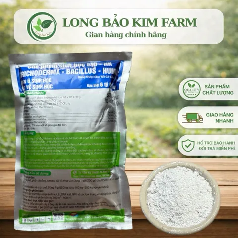 NẤM ĐỐI KHÁNG TRICHODERMA NÔNG DƯỢC HOÀNG KIM - Ủ phân hữu cơ, khử mùi rác thải, cải tạo đất, bảo vệ cây trồng