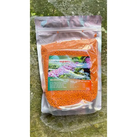 Phân nhả chậm Hi control 15-15-15 gói 100gram kèm 10 giỏ phân
