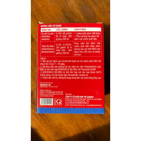 [Hộp 20 gói ]Thuốc Trừ Bệnh Norshield 86.2WG Gói 50g – Đặc trị nấm, sạch bệnh nhanh, an toàn cây trồng