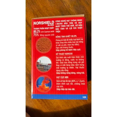 [Hộp 20 gói ]Thuốc Trừ Bệnh Norshield 86.2WG Gói 50g – Đặc trị nấm, sạch bệnh nhanh, an toàn cây trồng