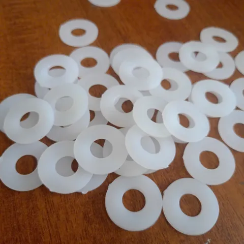 [combo 100 cái ] long đền nhựa trắng M10x25x2 ,vòng đệm nhựa cách điện
