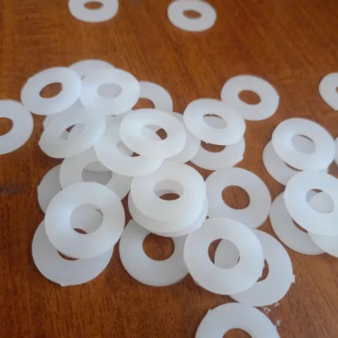 [combo 100 cái ] long đền nhựa trắng M10x25x2 ,vòng đệm nhựa cách điện