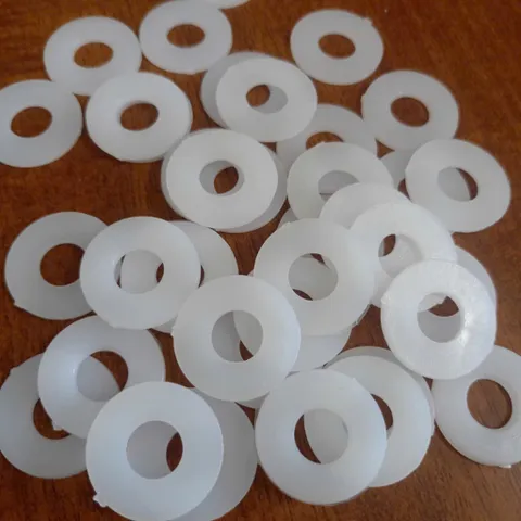 [combo 100 cái ] long đền nhựa trắng M10x25x2 ,vòng đệm nhựa cách điện