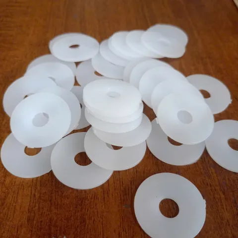 [combo 100 cái] long đền nhựa trắng M8x30x2 , vòng đệm nhựa cách điện