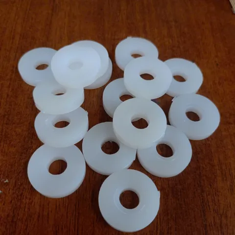[combo 100 cái ] Long đền nhựa trắng dầy M8x25x5,vòng đệm cách nhiệt