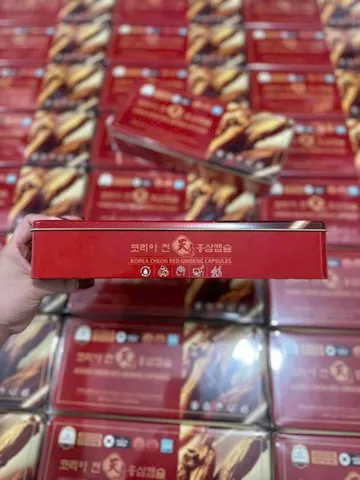 Viên Đạm Thiên Sâm Hồng Sâm Korea Cheon 120 Viên - Giúp Tăng Cường Sức Khỏe và Nâng Cao Thể Lực 100% Từ Thiên Nhiên