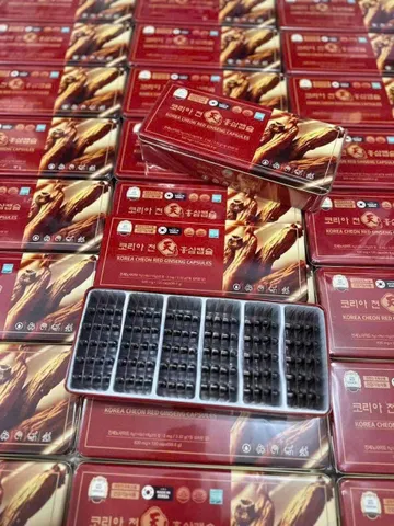 Viên Đạm Thiên Sâm Hồng Sâm Korea Cheon 120 Viên - Giúp Tăng Cường Sức Khỏe và Nâng Cao Thể Lực 100% Từ Thiên Nhiên