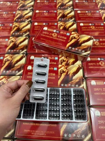 Viên Đạm Thiên Sâm Hồng Sâm Korea Cheon 120 Viên - Giúp Tăng Cường Sức Khỏe và Nâng Cao Thể Lực 100% Từ Thiên Nhiên