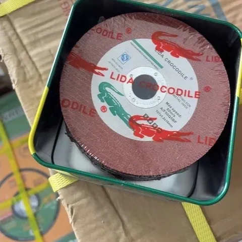 Đá Cắt Sắt Inox LIDA CROCODILE 107x1.2x16mm, Đá Cắt Kim Loại Thép Không Gỉ, Đĩa Cắt Sắt Mỏng
