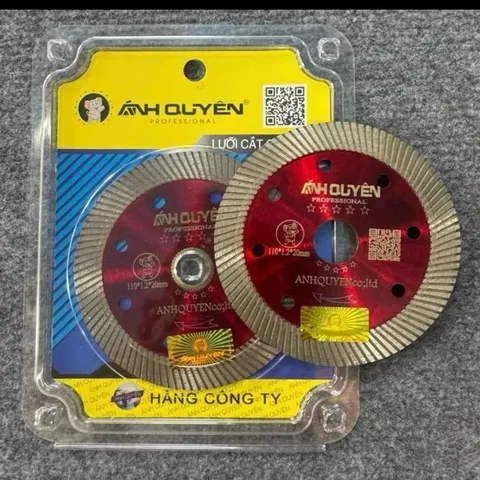 Lưỡi Cắt ÁNH QUYỀN  – 110x1.2x2.0mm chuyên cắt gạch men đá hoa cương
