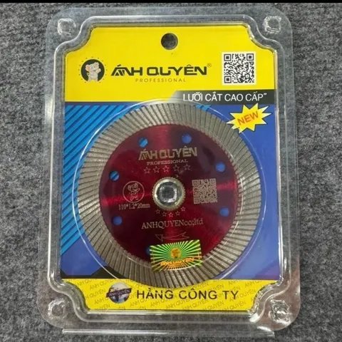 Lưỡi Cắt ÁNH QUYỀN  – 110x1.2x2.0mm chuyên cắt gạch men đá hoa cương