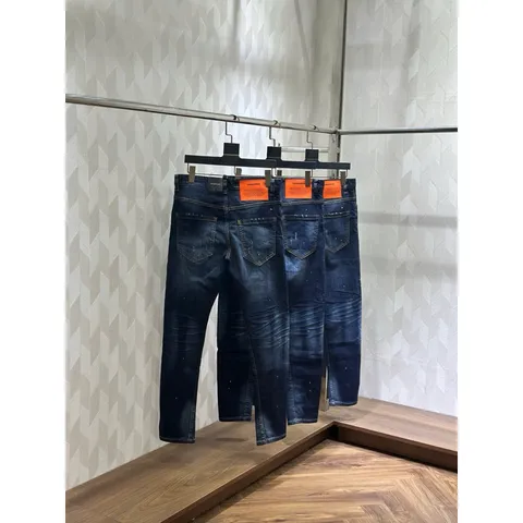 Quần Jean Nam Mẫu jean was rách + vẩy sơn cực đẹp