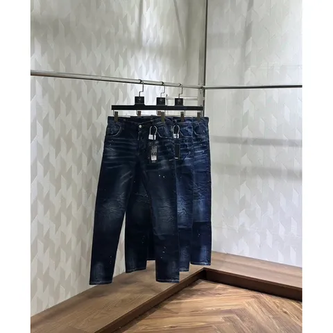 Quần Jean Nam Mẫu jean was rách + vẩy sơn cực đẹp