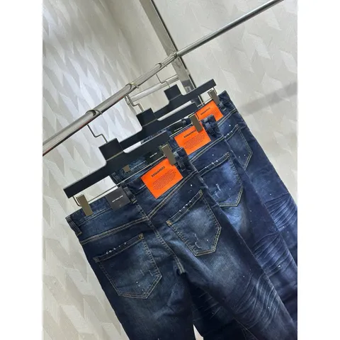 Quần Jean Nam Mẫu jean was rách + vẩy sơn cực đẹp