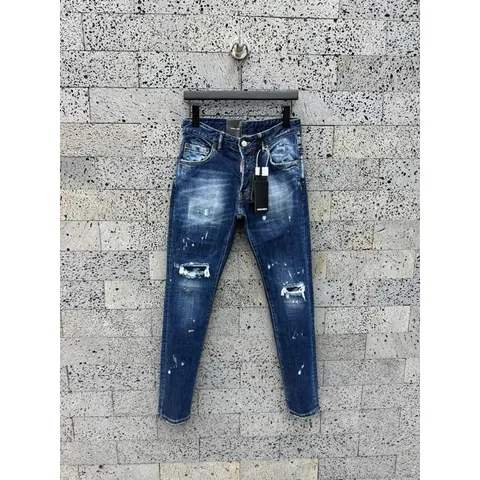 Quần Nam Jean Mẫu chữ mông kèm was rách + vẩy sơn - shop mới mong ae ủng hộ ạ